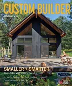 welch architecture published in custom builder spring 2017, represented by diane purcell and photography by dror baldinger